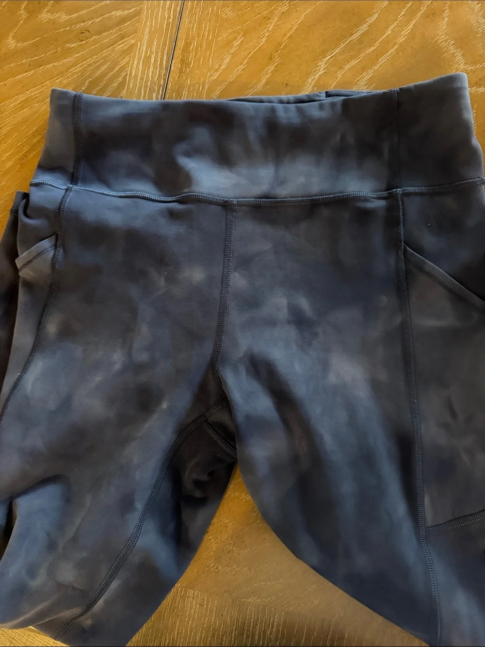 lululemon athletica Navy Tie-Dye Active Leggings